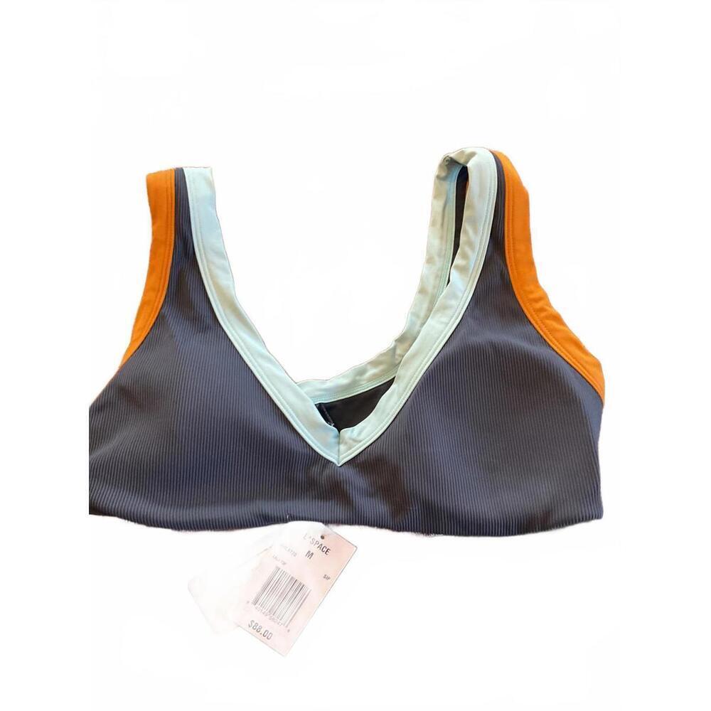 L*Space Color Block Activewear Bra - Medium